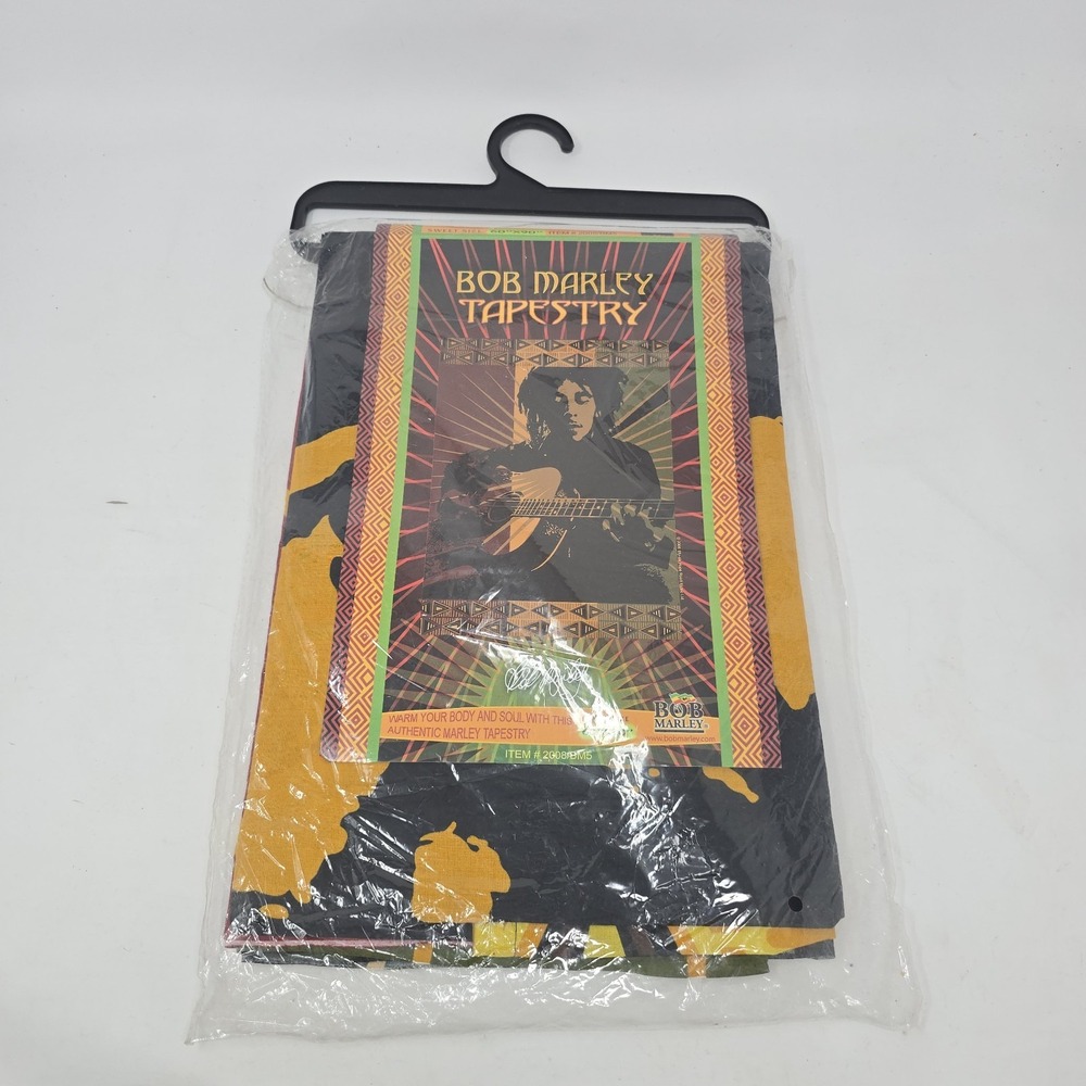 Bob Marley Tapestry 60"x90" Guitar Wall Hanging 2006 Funky People New